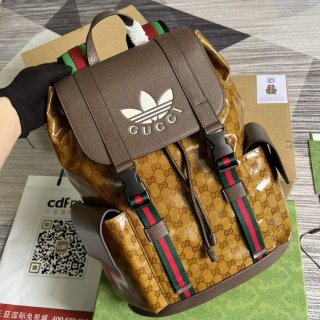 Adidas x Gucci backpack ‎495563 Beige and brown