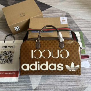 Adidas x Gucci large duffle bag 702422 Brown