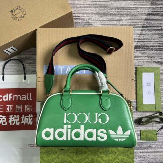 Gucci 727558 Adidas X Gucci Medium Duffle Bag Green