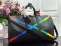 LV M30345 Louis vuitton Keepall bandouliere 50 other leathers Black