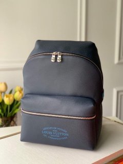 LV M30359 Louis Vuitton Discovery Backpack PM Navy Blue