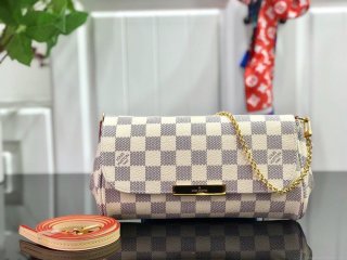 LV M40717 Louis Vuitton Favorite Pm M40718 Handbag Damier Azur Canvass