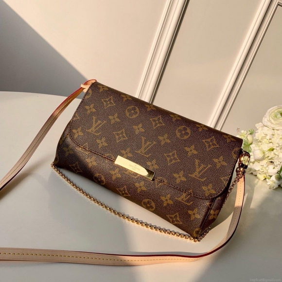 LV M40718 Louis Vuitton Favorite Mm M40717 Handbag Monogram Canvas