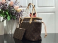 LV M41245 Louis Vuitton N41362 Neverfull PM Monogram Bag Red