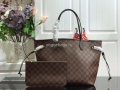 LV M41358 Louis Vuitton Neverfull MM Damier Ebene N41603 Bag