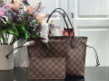 LV M41359 Louis Vuitton Neverfull PM Damier Ebene M41245 Bag Red