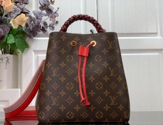 LV M44021 Louis Vuitton M44022 NÉONOÉ Shoulder Bag Red