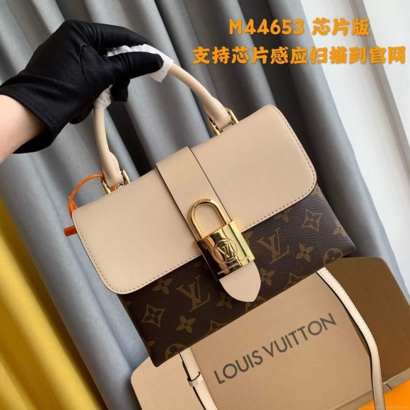 LV M44080 Louis Vuitton Locky BB Monogram Beige M44654 Bag