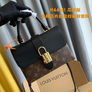 LV M44141 Louis Vuitton Locky BB Monogram Black M44654 Bag