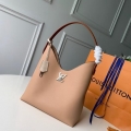 LV M44330 Louis Vuitton Lockme Hobo Soft calfskin M52776 Bag Apricot