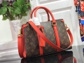 LV M44818 Louis Vuitton Soufflot BB Bag M44817 Monogram Canvas Red