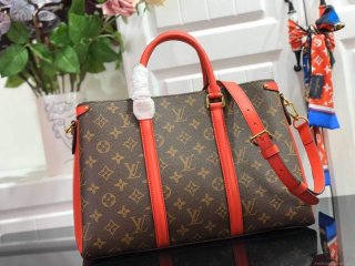 LV M44898 Louis Vuitton Soufflot MM Bag M44817 Monogram Canvas Red