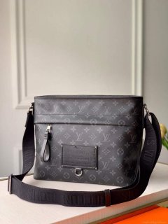 LV M45216 Louis Vuitton Besace Zippee Medium Messenger Bag Black