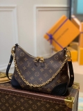 LV M45381 Louis Vuitton Odeon PM Shoulder Bag Monogram Black