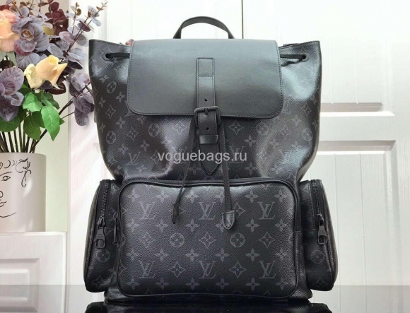 LV M45538 Louis Vuitton Backpack Trio Travel Monogram Eclipse M45670 Bag