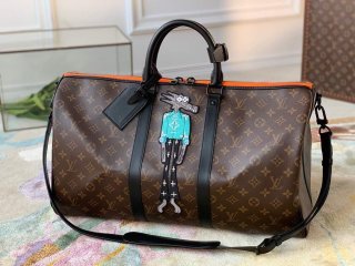 LV M45616 Louis Vuitton Keepall Bandouliere 50 Monogram