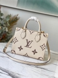 LV M45654 Louis Vuitton Onthego Pm Tote M45659 Bag Cream