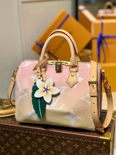 LV M45724 Louis Vuitton Speedy Bandouliere 25 Hendbag Pink