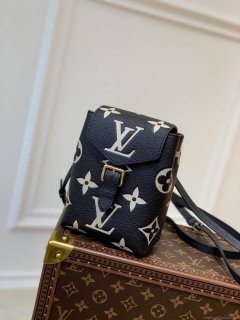 LV M45764 Louis Vuitton Tiny Backpack M80738 Black Beige