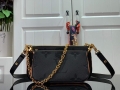 LV M45777 Louis Vuitton M80447 M80399 Multi Pochette Accessoires Bag Black