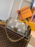 LV M45836 Louis Vuitton M45859 Favorite Monogram Empreinte leather M45813 Gray Cream