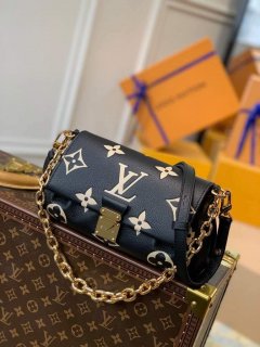 LV M45859 Louis Vuitton M45836 Favorite Monogram Empreinte leather M45813 Black