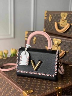 LV M50283 Louis Vuitton Twist MM Bag Black