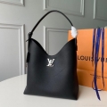 LV M52776 Louis Vuitton Lockme Hobo Bag M44330 Soft calfskin Black