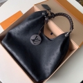 LV M52950 Louis Vuitton Carmel Mahina M53188 Bag Black