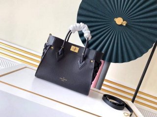 LV M53826 Louis Vuitton M53825 on My Side High end Leathers Tote bag Black