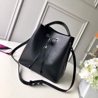 LV M54366 Louis Vuitton NÉONOÉ MM Epi Bag Black