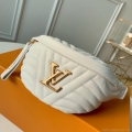 LV M55331 Louis Vuitton New Wave Leather Bumbag M53861 White