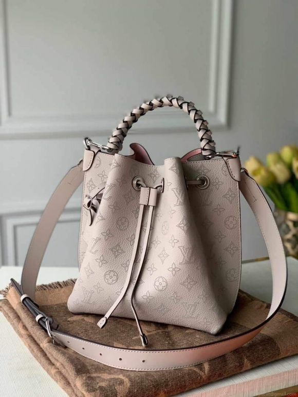 LV M55799 Louis Vuitton Muria Mahina M55800 Bag Galet Gray