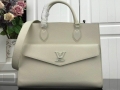 LV M55846 Louis Vuitton Lockme Tote MM Leathers M55818 Bag White