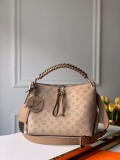 LV M56084 Louis Vuitton M56073 Beaubourg Hobo MM Mahina Galet Grey