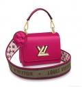 LV M57063 Louis Vuitton Twist MINI Bag M57049 Epi Leather Agathe Rose Pink