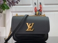 LV M57073 Louis Vuitton M57071 Lockme Chain Bag Black