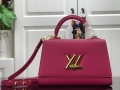 LV M57096 Louis Vuitton Twist one Handle PM M57093 Taurillon Leather Plum