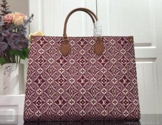 LV M57185 Louis Vuitton M57207 Since 1854 Onthego Gm Monogram Jacquard Red