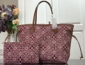 LV M57273 Louis Vuitton M57230 since 1854 Neverfull MM Shopping Bag Bordeaux