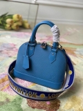 LV M57426 Louis Vuitton Alma BB Handbag Blue