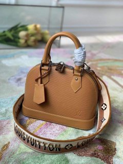 LV M57540 Louis Vuitton Alma BB Handbag Honey Gold