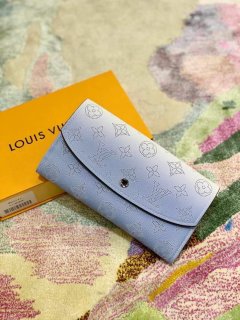 LV M60143 Louis Vuitton Iris Wallet Gradient Blue