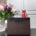 LV M60248 Louis Vuitton Daily Pouch Monogram Canvas Bag M64591 Black