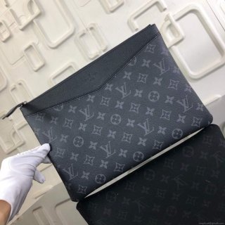 LV M62048 Louis Vuitton Daily Pouch Monogram Eclipse Canvas Bag M62942