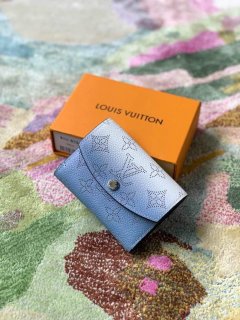 LV M64050 Louis Vuitton Anae Coin Purse Gradient Blue