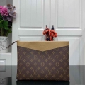 LV M64591 Louis Vuitton Daily Pouch Monogram Canvas Bag M62942 Brown