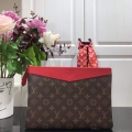 LV M64591 Louis Vuitton Daily Pouch Monogram Canvas Bag M62942 Red