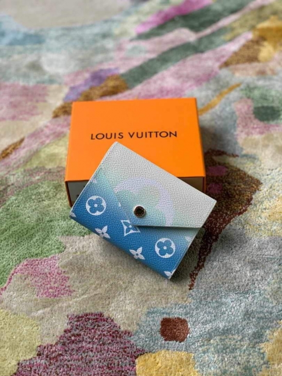 LV M80387 Louis Vuitton Victorine Wallet Blue