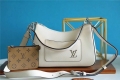 LV M80688 Louis Vuitton Marelle Epi Handbag M80794 M80689 Quartz White